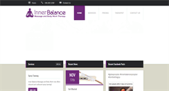 Desktop Screenshot of innerbalance-massage.com