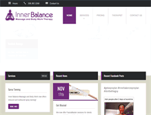 Tablet Screenshot of innerbalance-massage.com